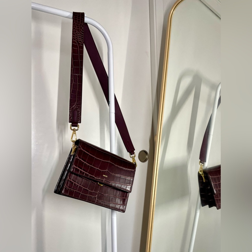 JW Pei Shoulder Bag--DEEP CLARET